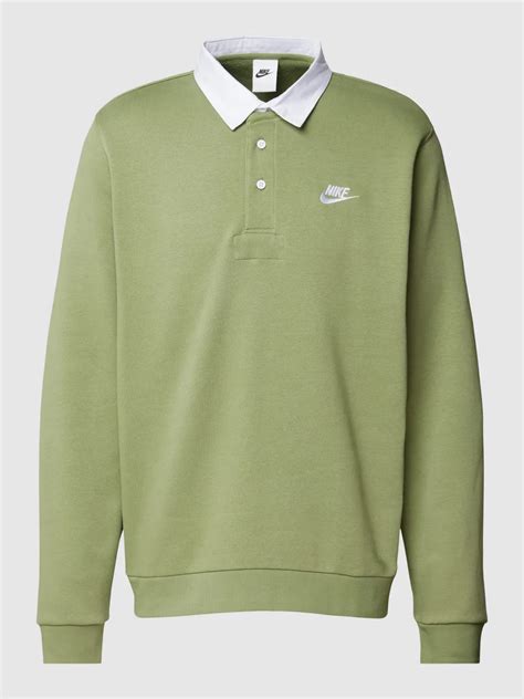 NIKE Poloshirt XXL in Hellgrün 